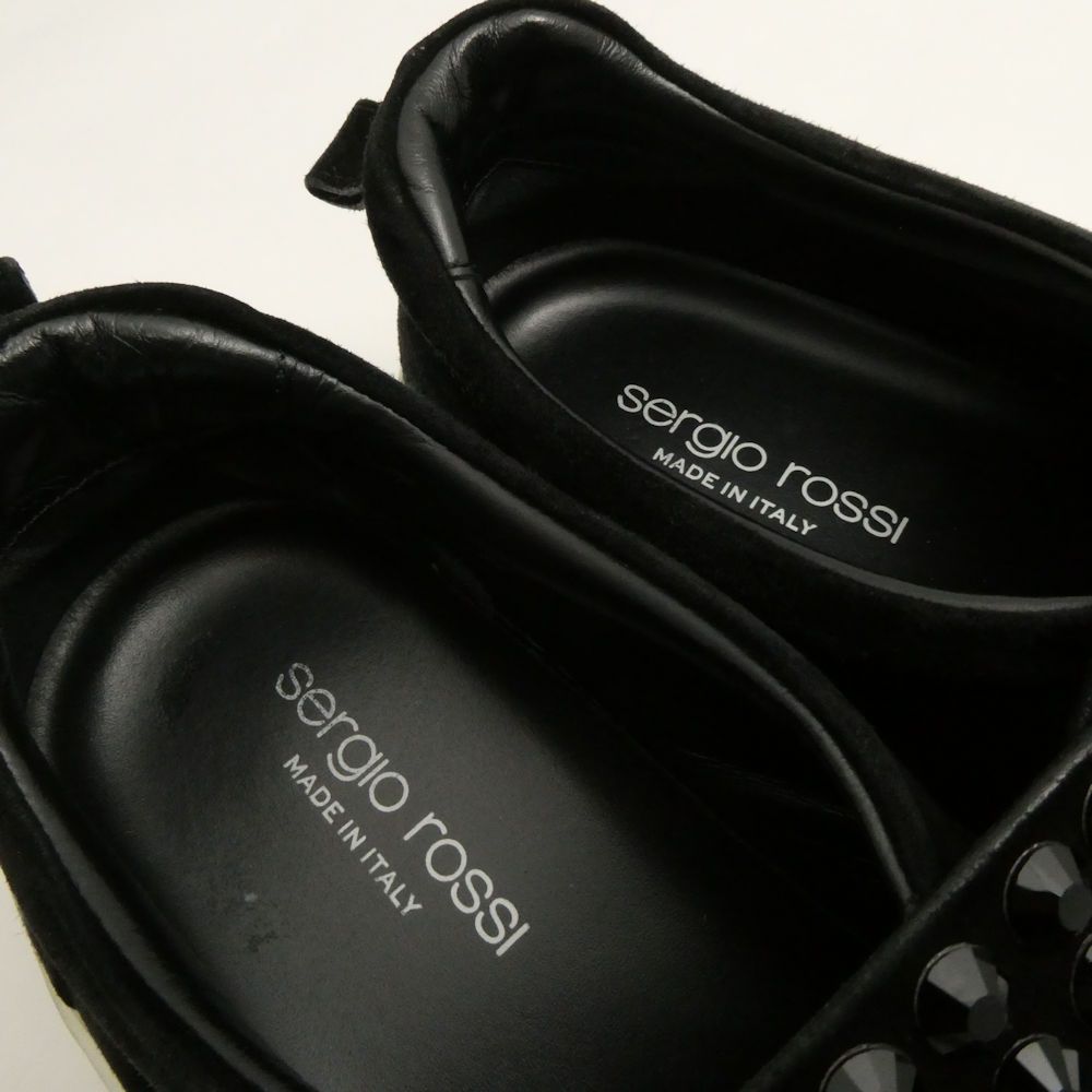 Sergio Rossi セルジオロッシ sr1 スリッポン 36 23cm スタッズ