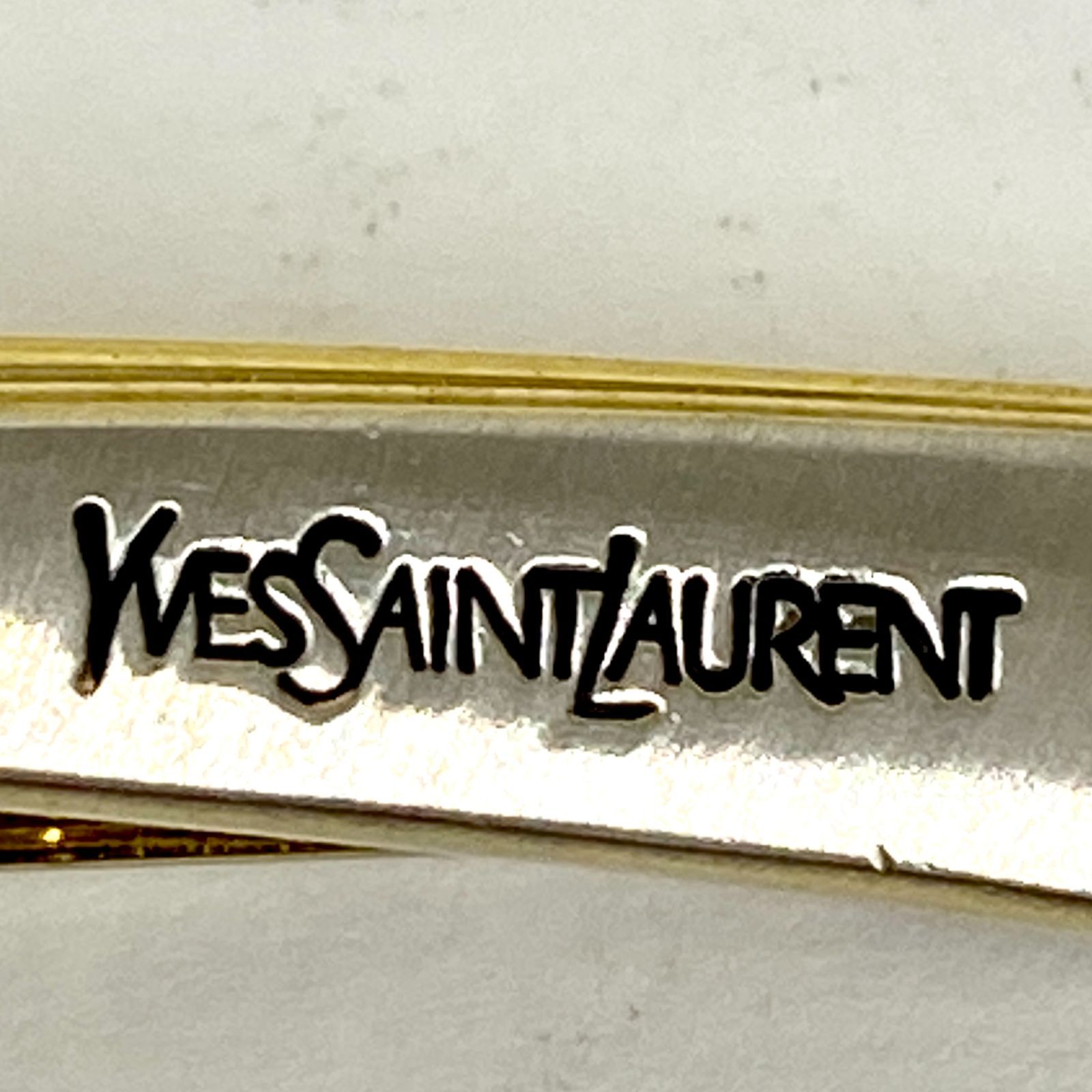 Yves Saint Laurent イヴサンローラン タイピン YSLロゴ ゴールド