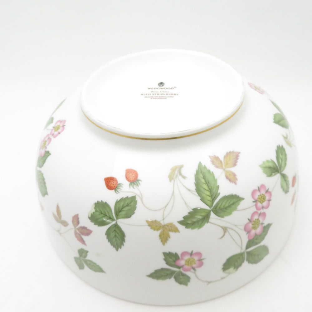 ウェッジウッド ❤︎ワイルドストロベリーサラダボール ウェッジウッド プレート ワイルドストロベリー サラダボウル25cm