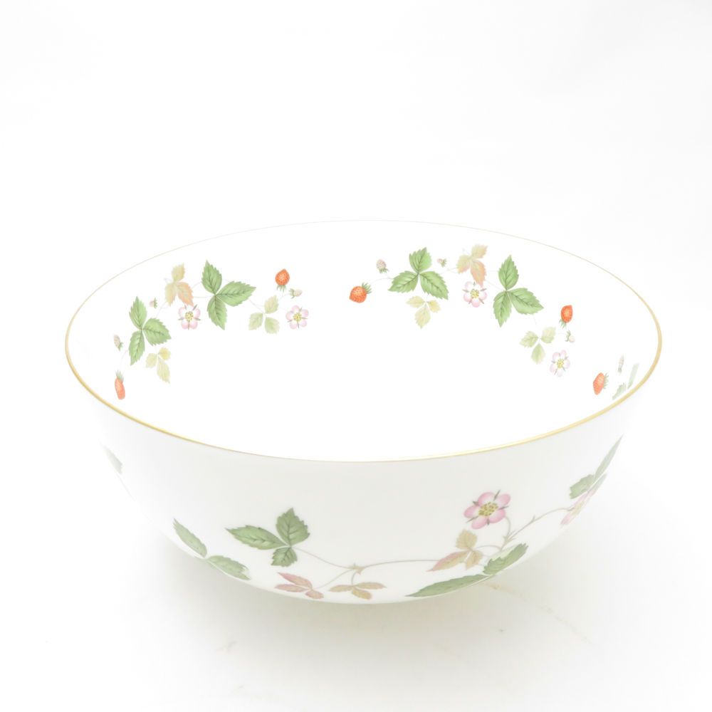 美品 WEDGWOOD ウェッジウッド ワイルドストロベリー サラダボウル 深