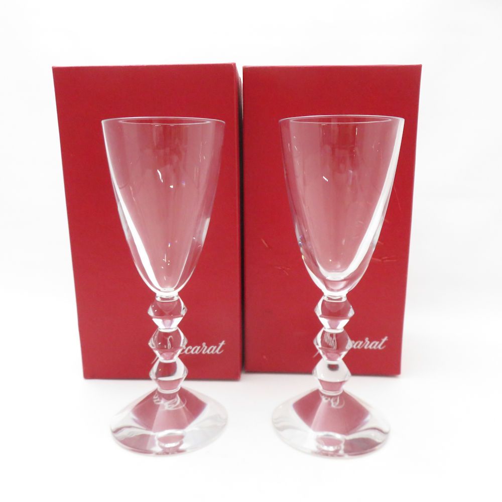 Baccarat バカラ ベガ ワイングラス 2客 ペア H 18 cm