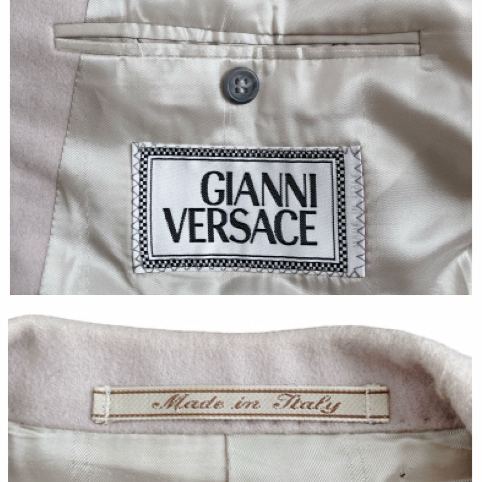 GIANNI VERSACE ジャンニ ヴェルサーチ ウール カシミヤブレンド