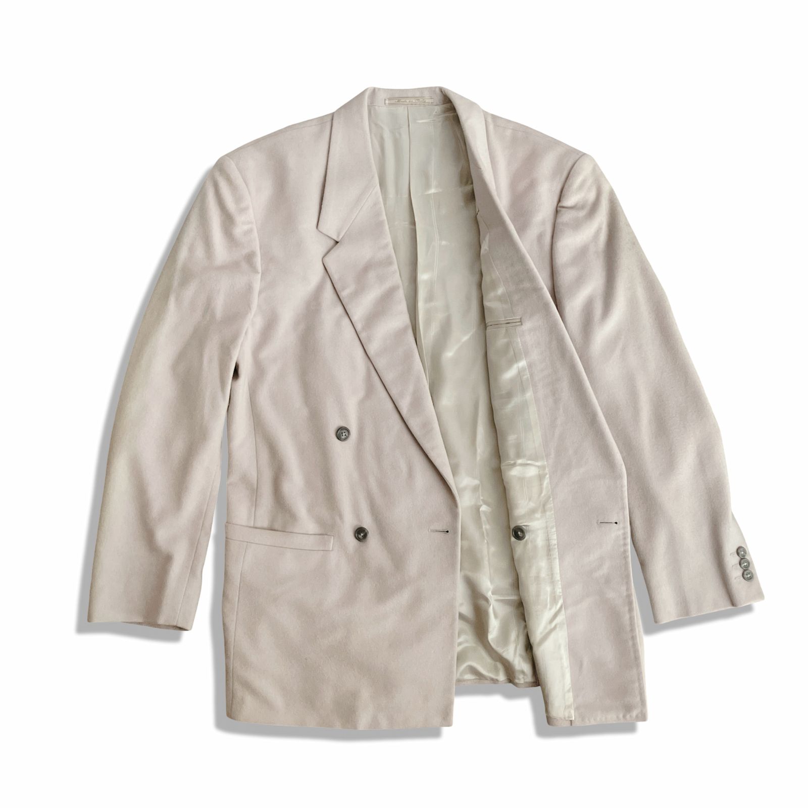 Gianni Versace ダブルブレストジャケット GIANNI VERSACE ジャンニ ヴェルサーチ ウール カシミヤブレンド