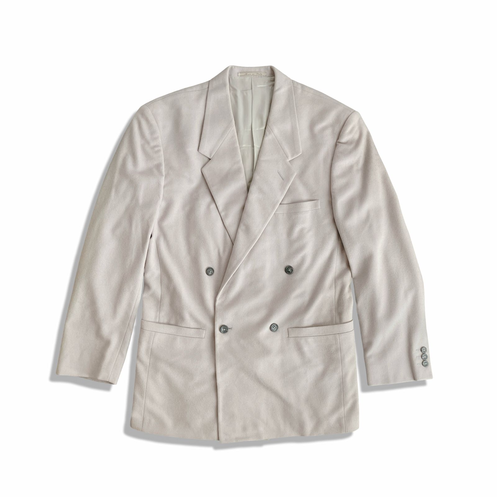 Gianni Versace ダブルブレストジャケット GIANNI VERSACE ジャンニ ヴェルサーチ ウール カシミヤブレンド