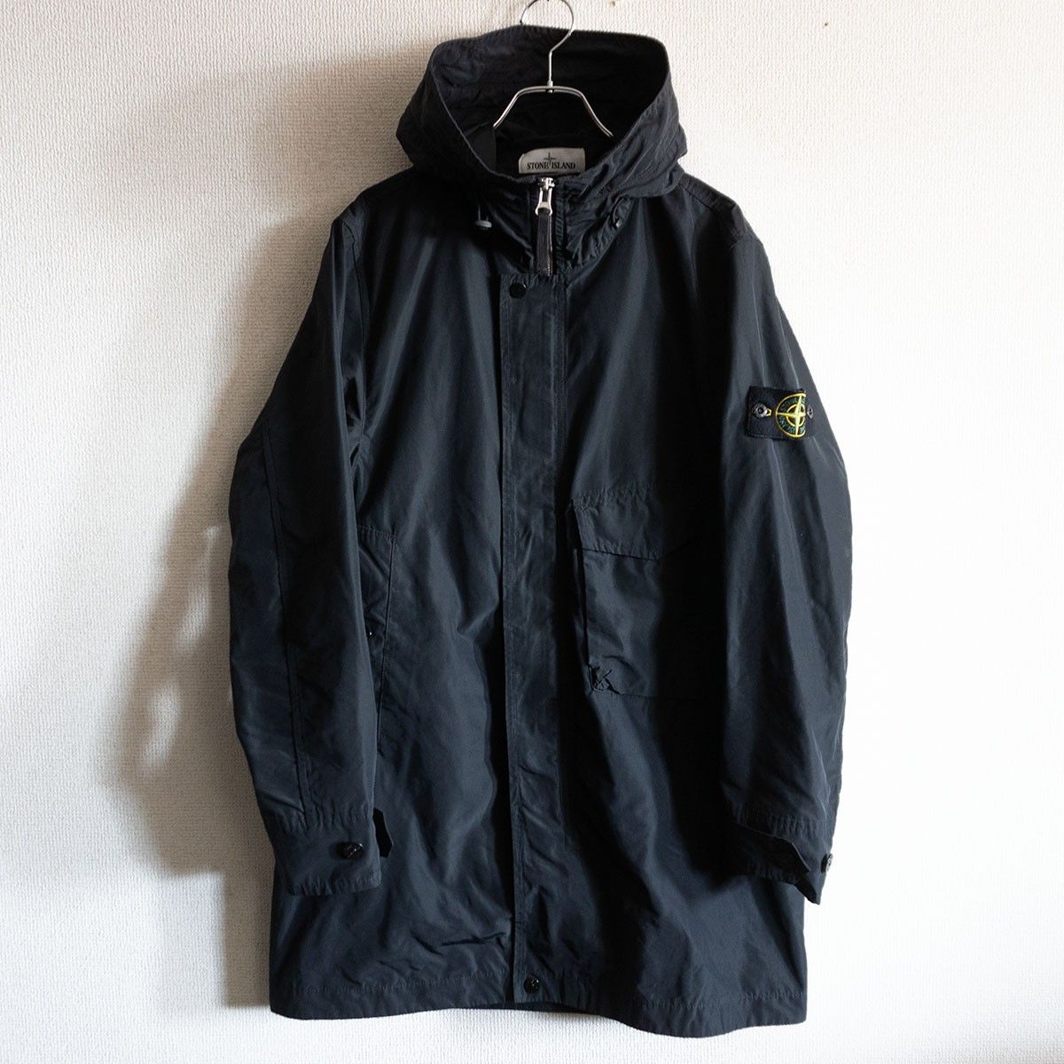 ストーンアイランド モッズコート ダウン L 美品】STONE ISLAND【2021SS / MICRO REPS COAT】S モッズコート