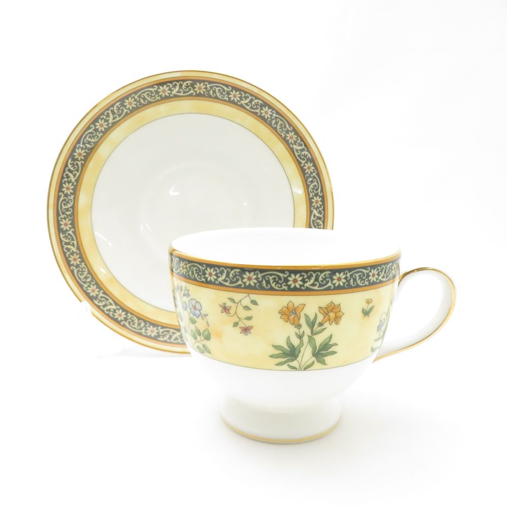  ウェッジウッド インディア ティーカップ＆ソーサー 2客 ペア リー ティーカップ ソーサー コーヒー ティーカップ