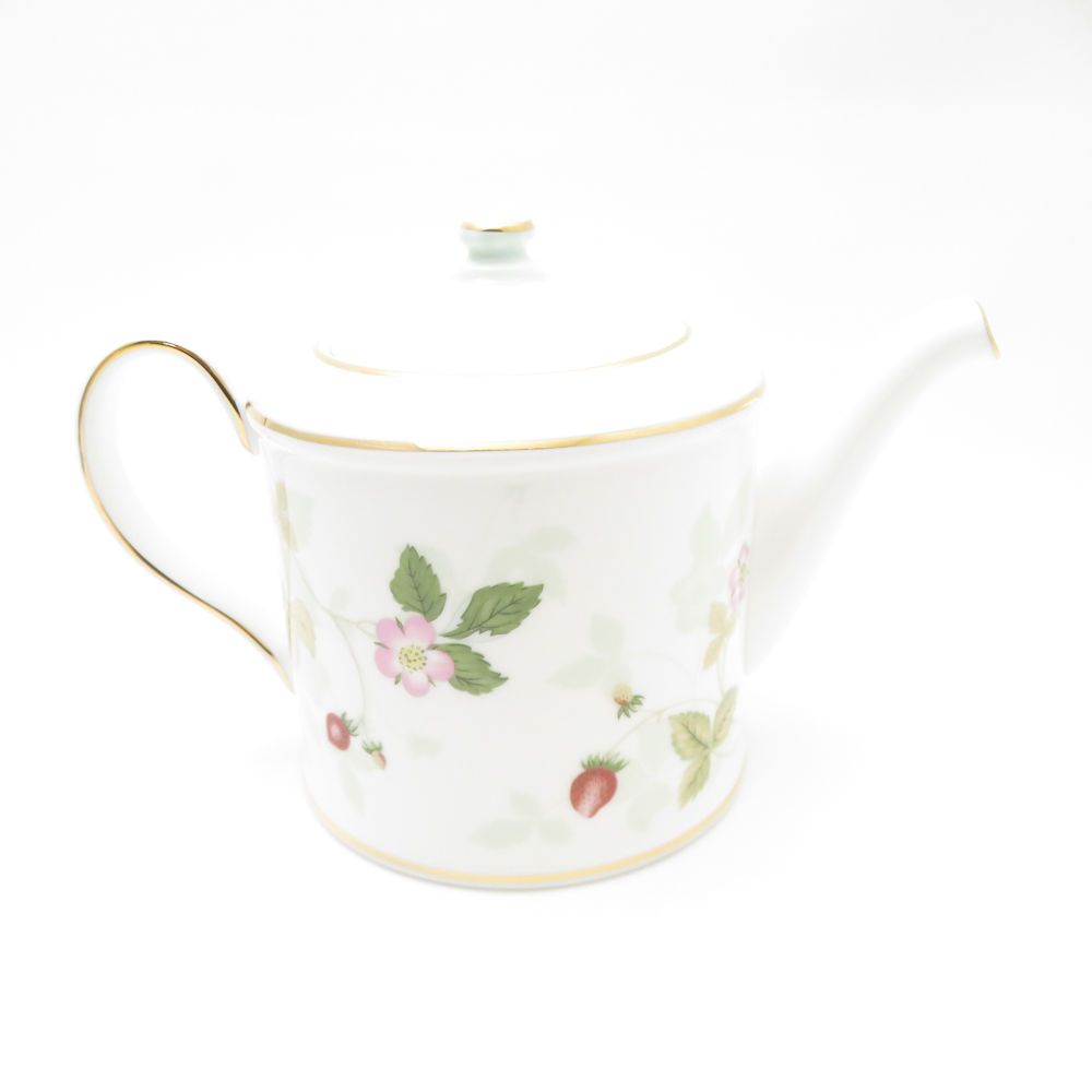  ウェッジウッド ワイルドストロベリー パステル ジャパニーズティーポット 調味料ボトル 餃子焼き器 ティーポット コーヒー ティーカップ