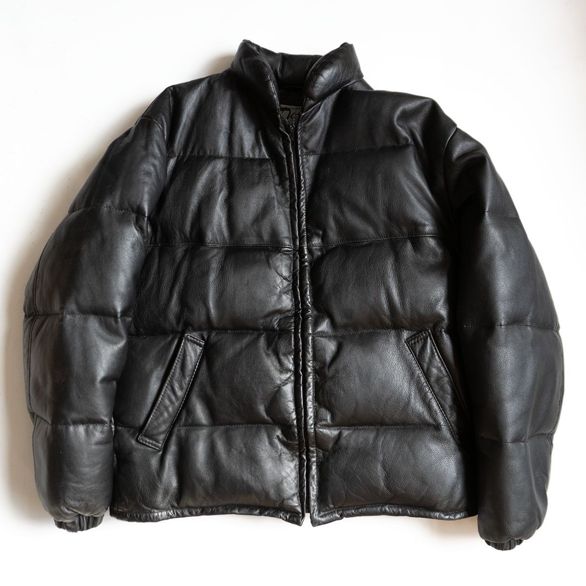 美品/ビッグサイズ】SCHOTT【214D/レザーダウンジャケット】42