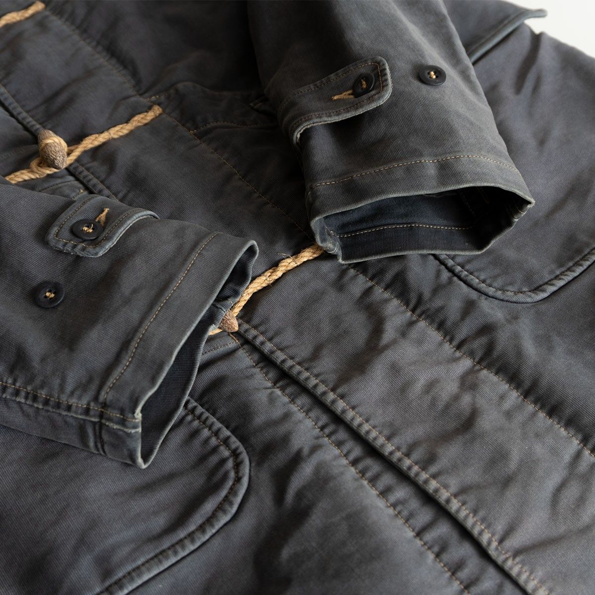 名作】RRL【WARSPITE DEFFLE COAT】L ジャングルクロス ダッフルコート