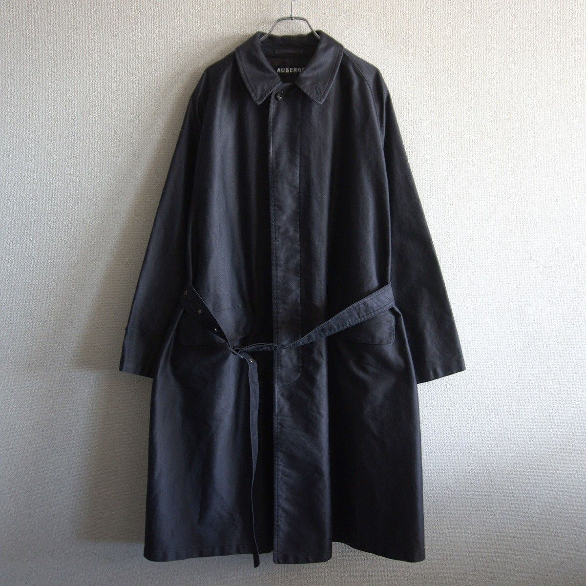 未使用品】AUBERGE【DM MAC / モールスキン ステンカラーコート】42 一 