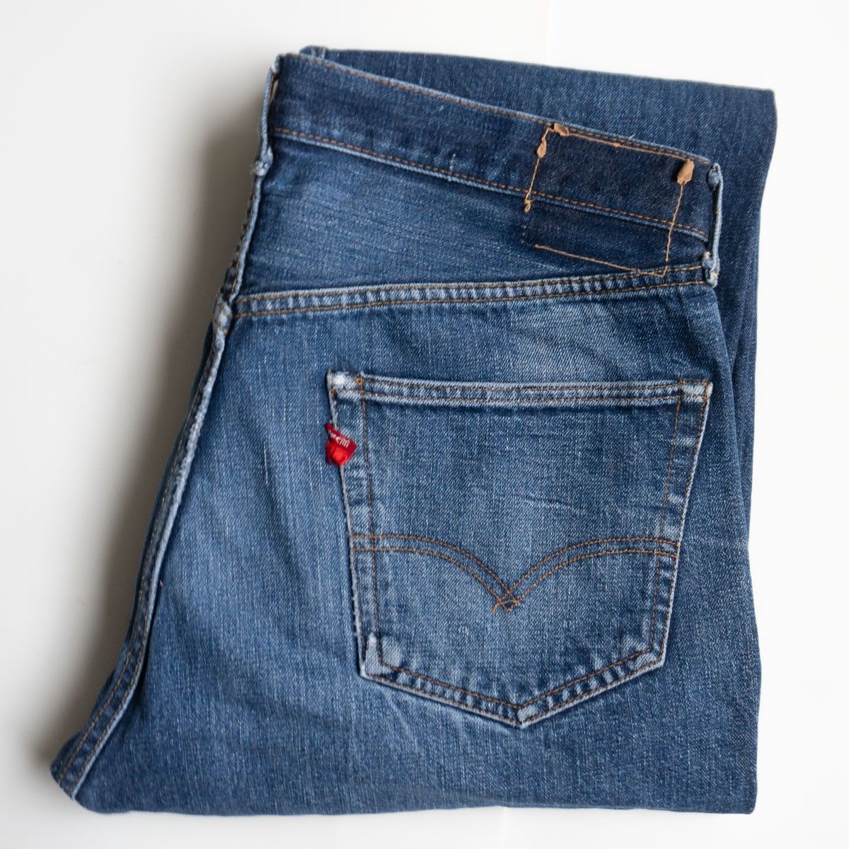 70s/BIGE】 LEVI'S 【501 ビッグE デニムパンツ】グッドサイズ 赤耳