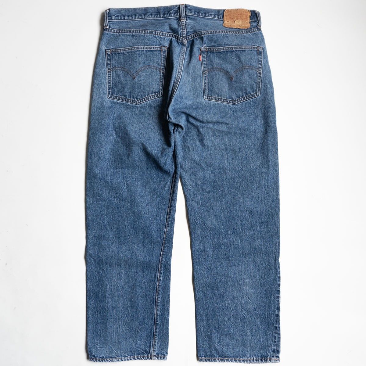 70s/66前期】 LEVI'S 【501 デニムパンツ】38×31 赤耳 ボタン裏6 70