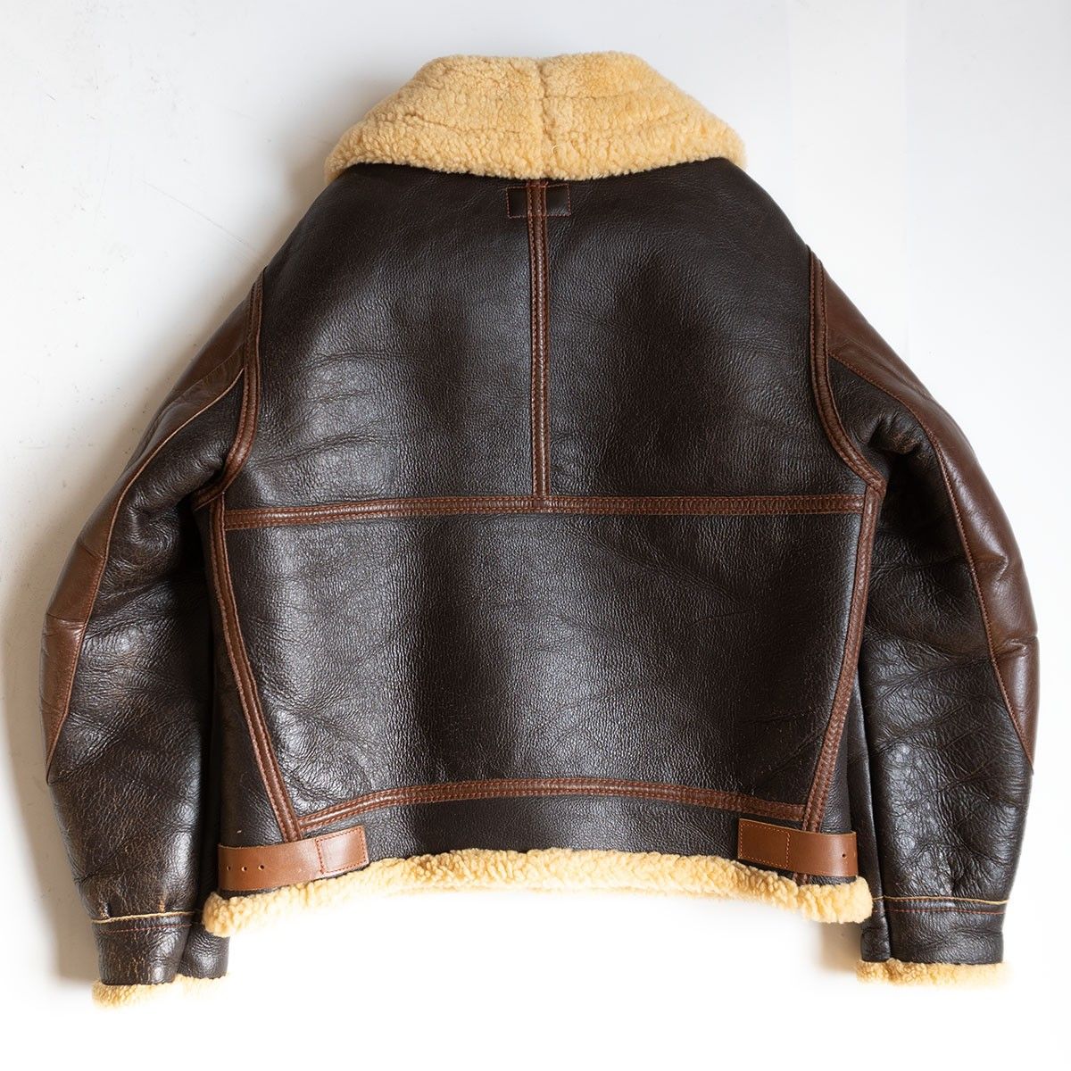 大戦モデル EASTMAN LEATHER B-3 ムートン フライトジャケット 38 レザー イーストマン