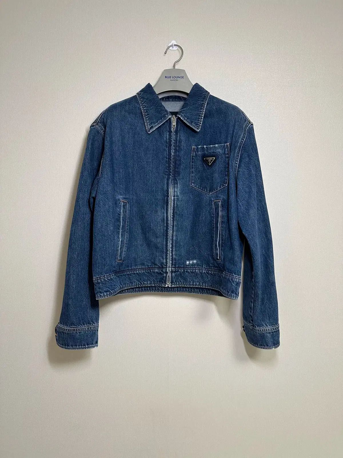 PRADA サフィアーノ パッチ デニムジャケット L デニムパンツ 34 size