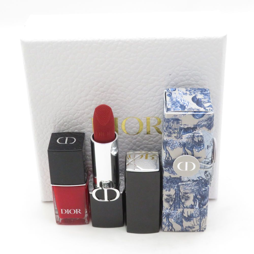 ルージュ ディオール＆ネイル セット 未使用 Dior ディオール ルージュ ディオール＆ネイルセット ネイル