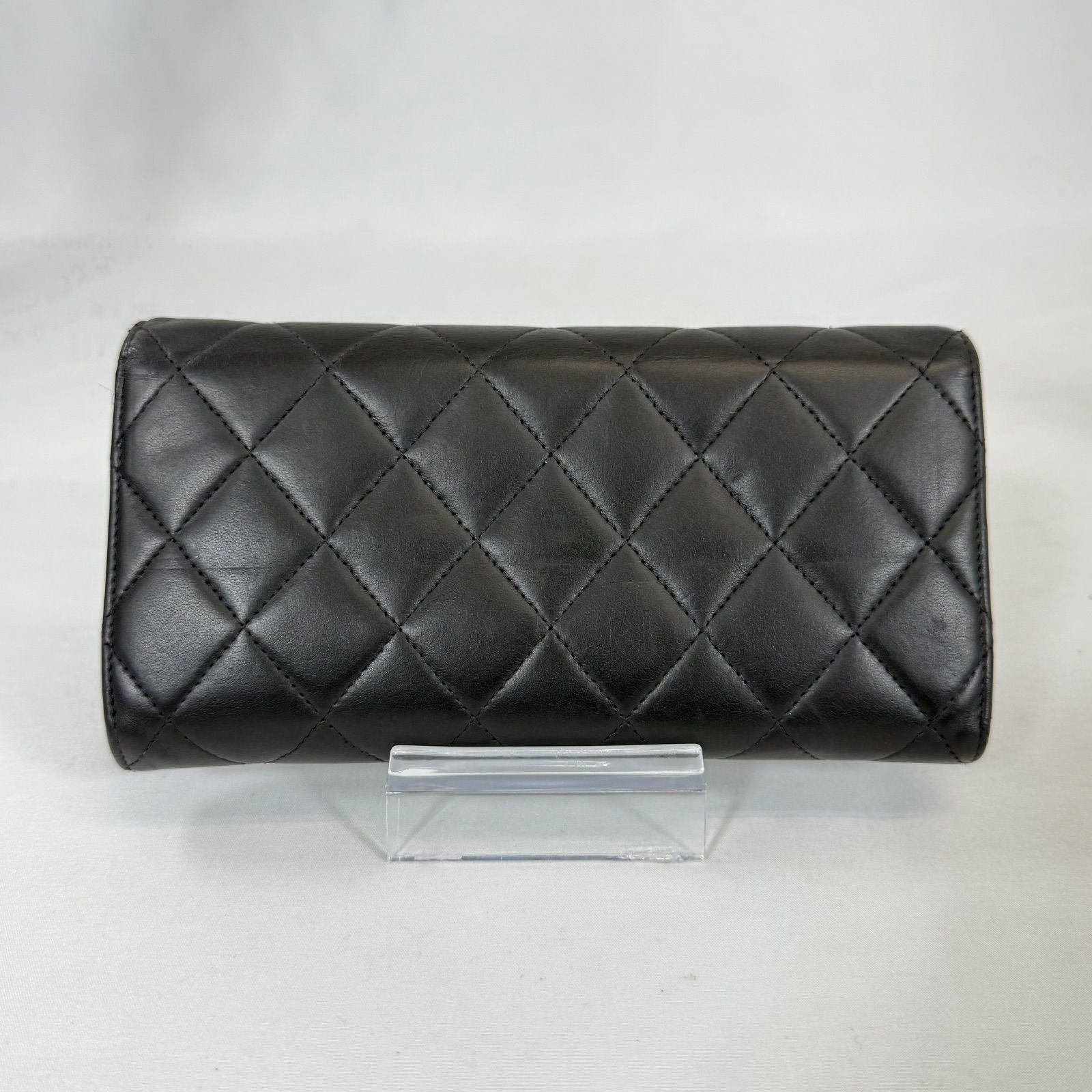 人気・美品】CHANEL シャネル ラムスキン マトラッセ ハーフ フラップ