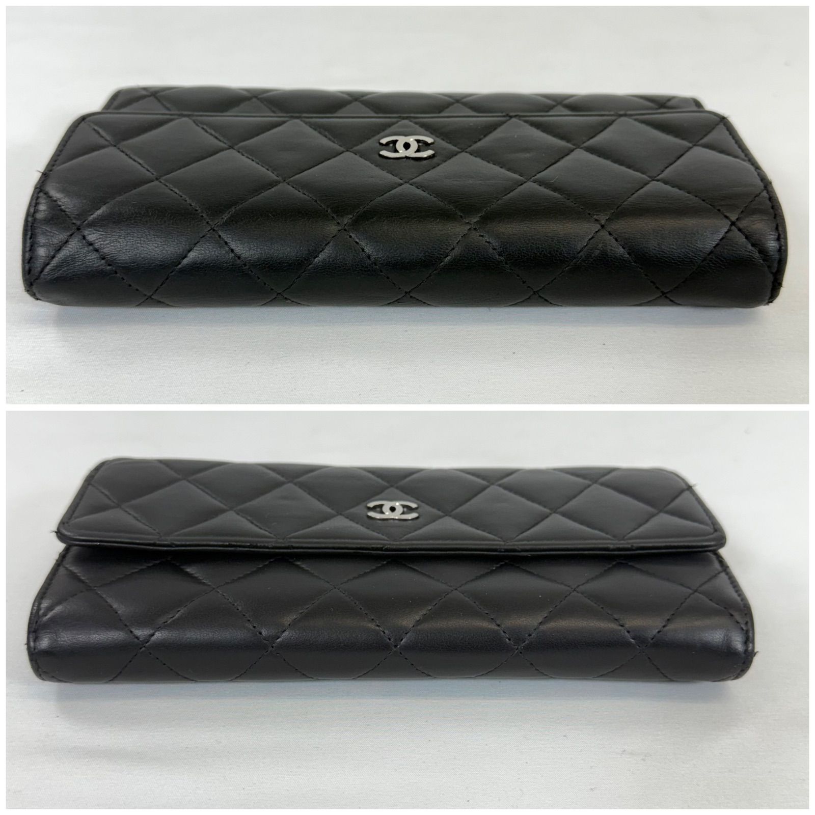 人気・美品】CHANEL シャネル ラムスキン マトラッセ ハーフ フラップ