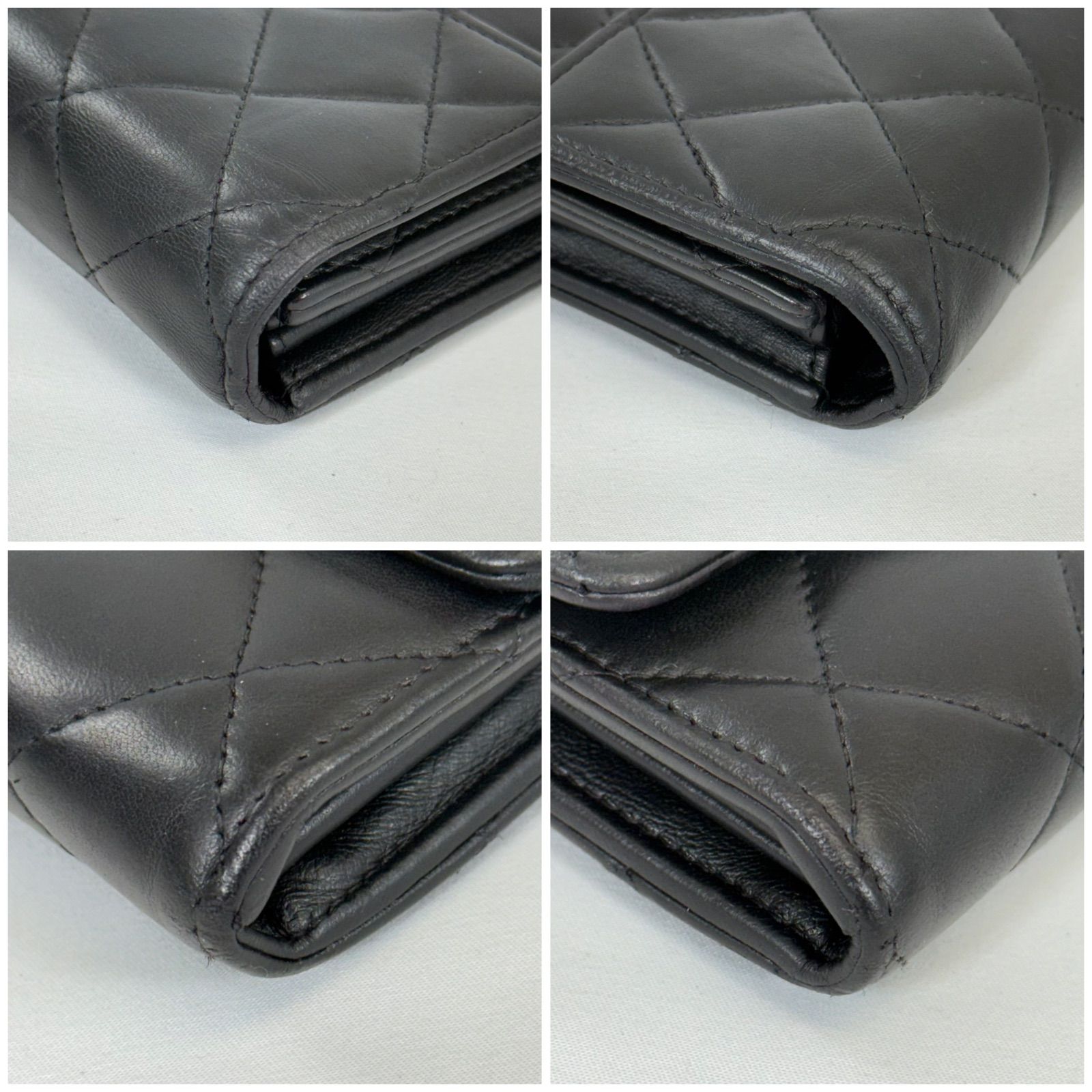 人気・美品】CHANEL シャネル ラムスキン マトラッセ ハーフ フラップ