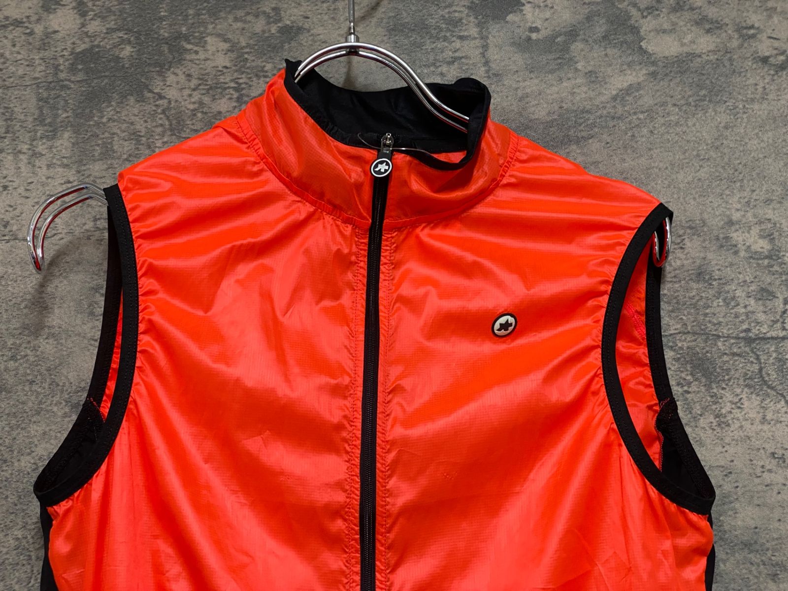 JQ079 アソス ASSOS MILLE GT Wind Vest サイクルベスト ジレ オレンジ