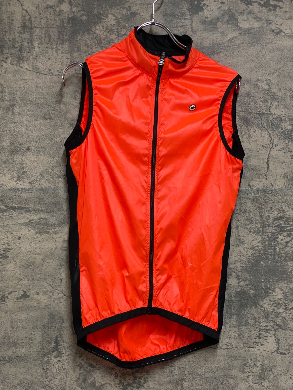JQ079 アソス ASSOS MILLE GT Wind Vest サイクルベスト ジレ オレンジ