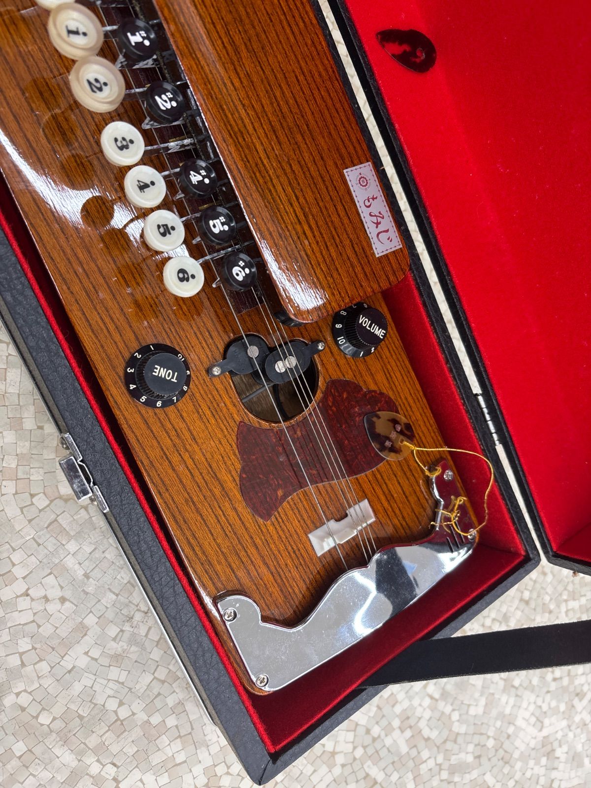 琴伝流 大正琴「もみじ」本体きれい✨ ケース付き すぐ弾けるセット