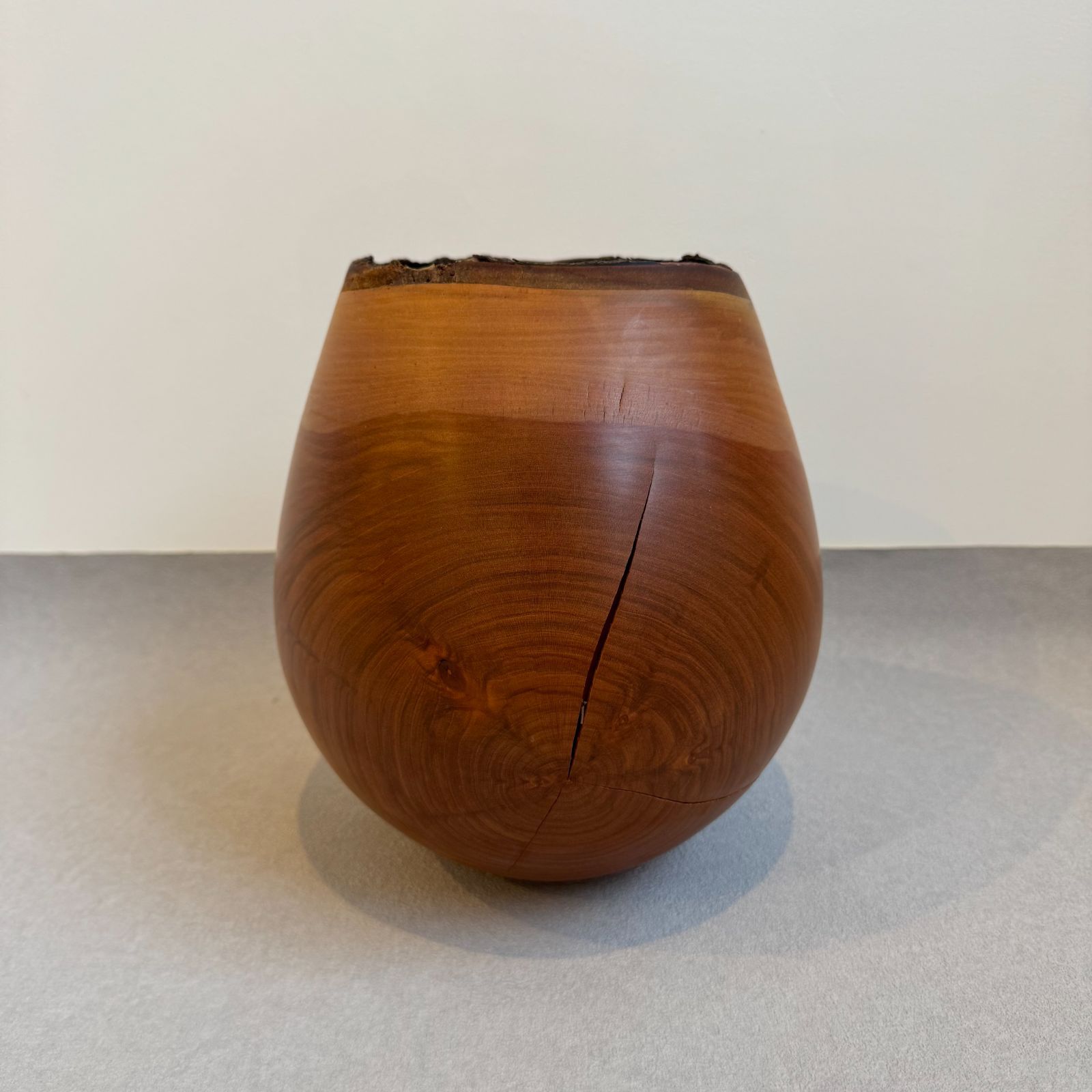 盛永省治 SHOJI MORINAGA CRATE WOODEN VESSEL ART OBJECT 卵形 ウッド
