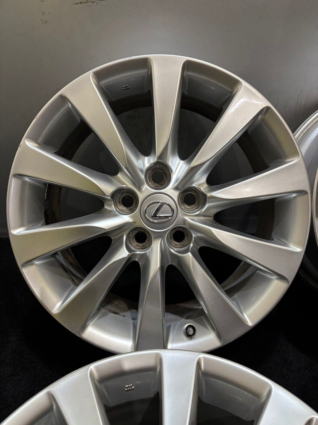 レクサス LS 460 600 h 18インチ 7 5 J 32 120 アルミホイール 4本 40 アルファード ヴェルファイア 2 K 958