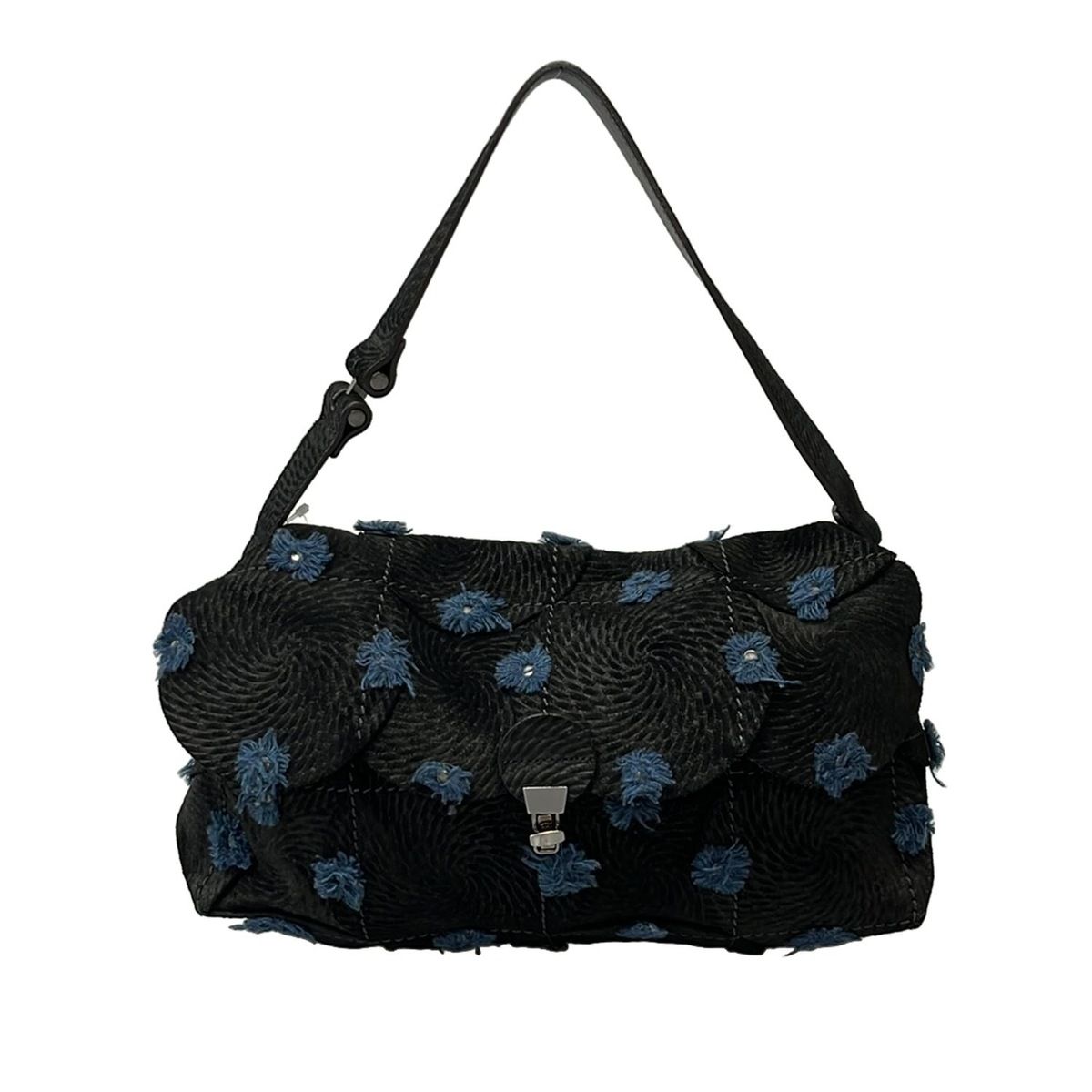 JAMIN PUECH(ジャマンピエッシェ) ショルダーバッグ ネイビー×ブルー