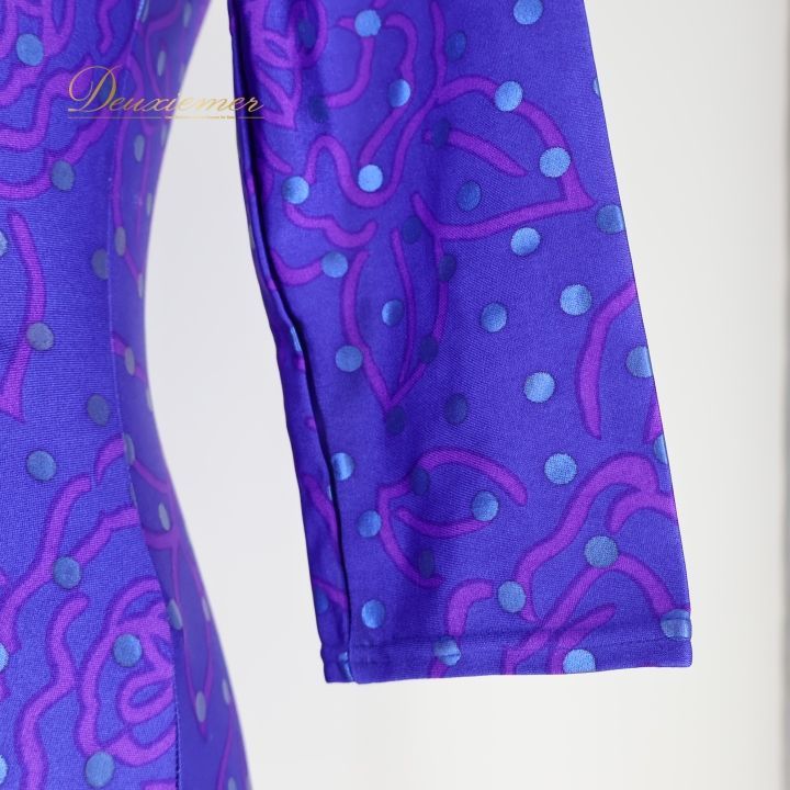 バレエ 衣装 レオタード ブルー系 チャコット Chacott トップス 花柄