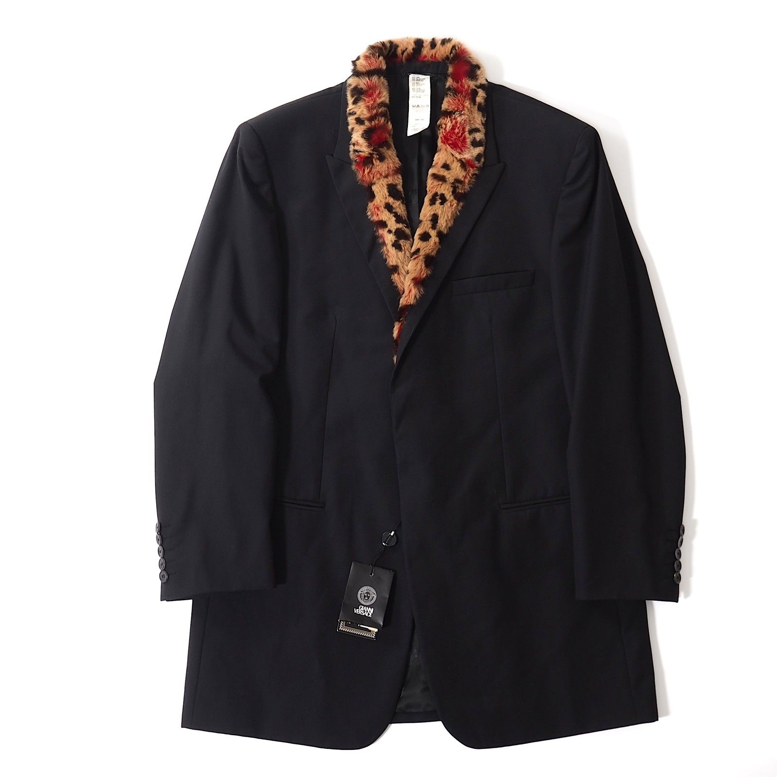 未使用 ジャンニヴェルサーチ GIANNI VERSACE デットストック ファー付