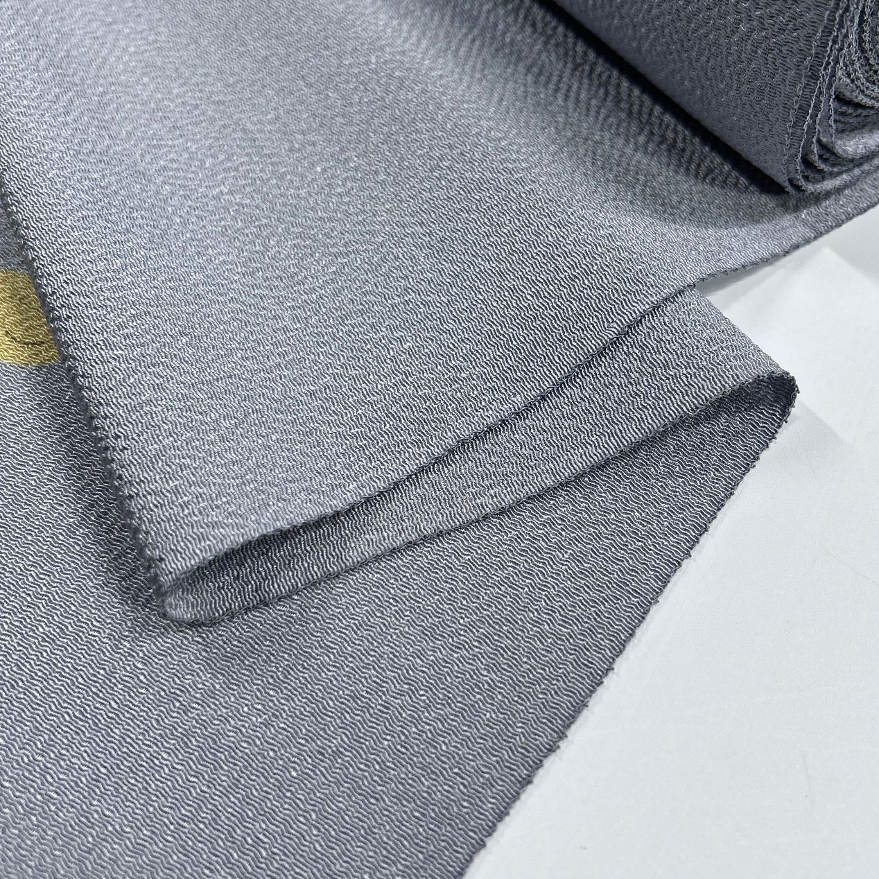 小紋 反物 1本 正絹 着物まとめ売り 同梱購入歓迎 リメイク用 ひよこ柄