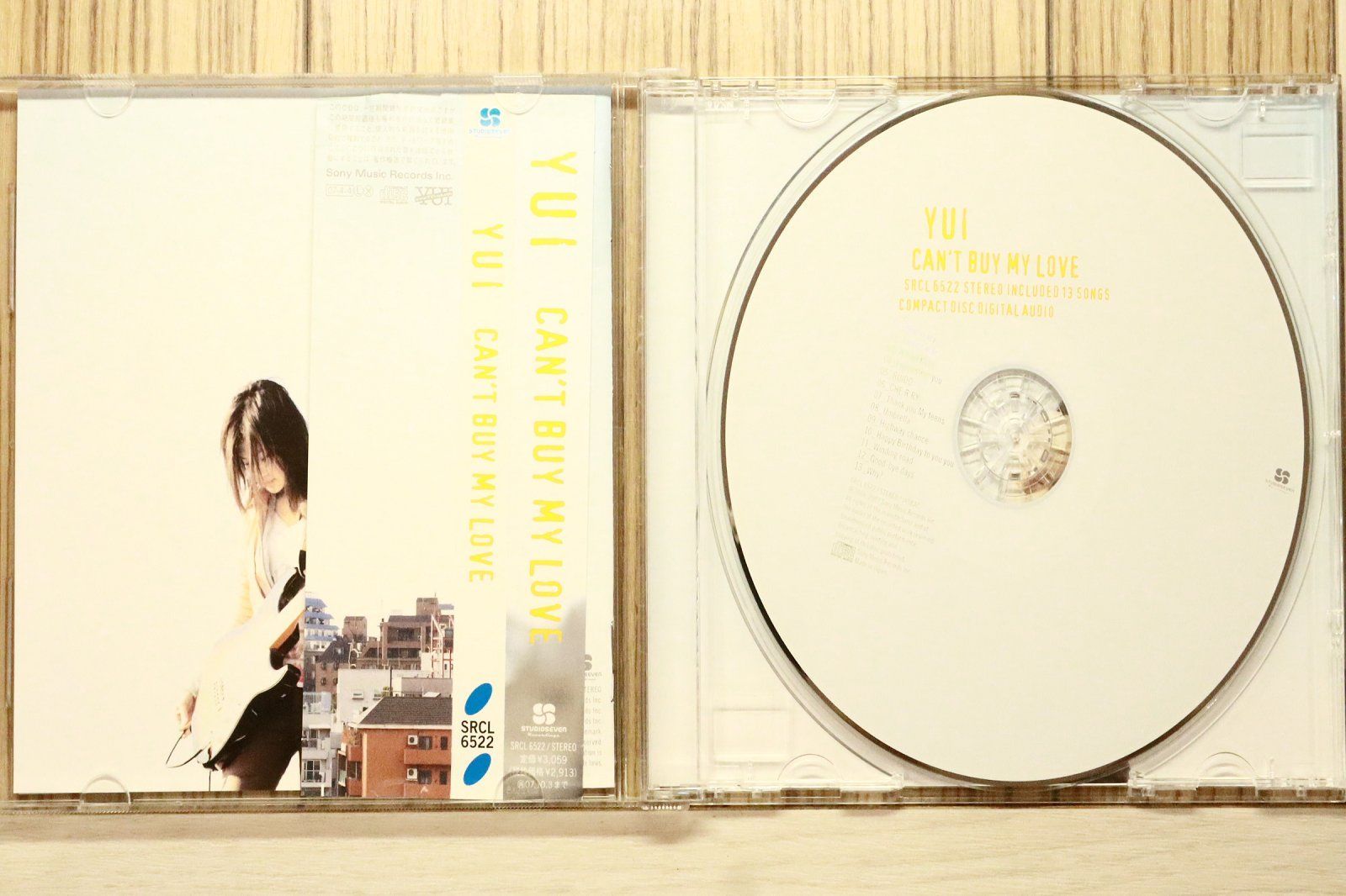国内盤CD☆ユイ/YUI□ CAN'T BUY MY LOVE (通常盤) 【SRCL6522