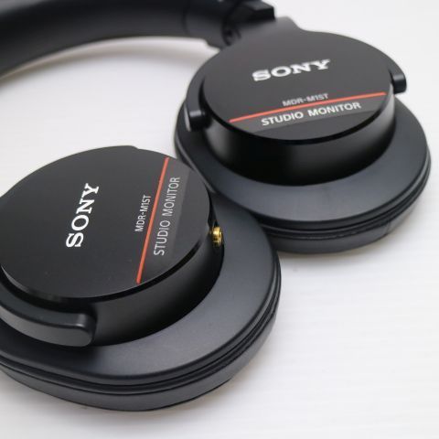  MDR M 1 ST ブラック ヘッドホン SONY 02000 有線ヘッドホン 有線ヘッドホン リケーブル