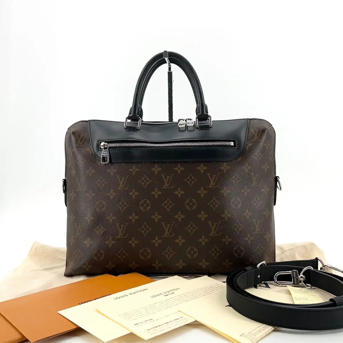 ホームページ ルイヴィトン モノグラム マカサー ブリーフケース M 54019