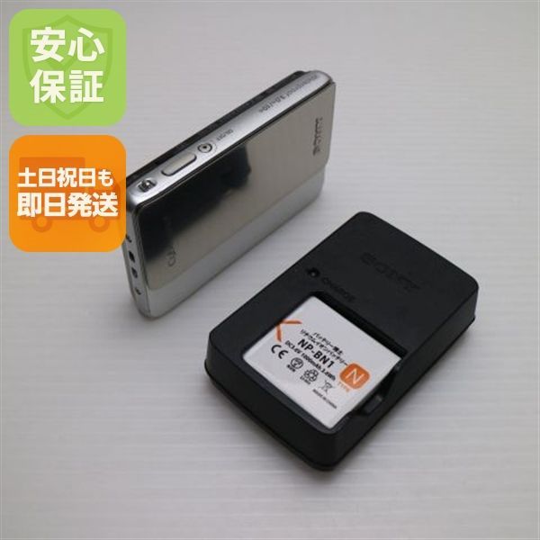 良品中古 Cyber-shot DSC-TX5 シルバー 即日発送 SONY デジカメ