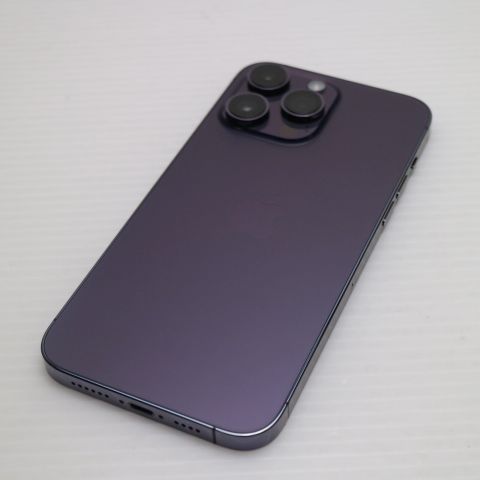 超美品 SIMフリー iPhone14 Pro Max 512GB ディープパープル スマホ