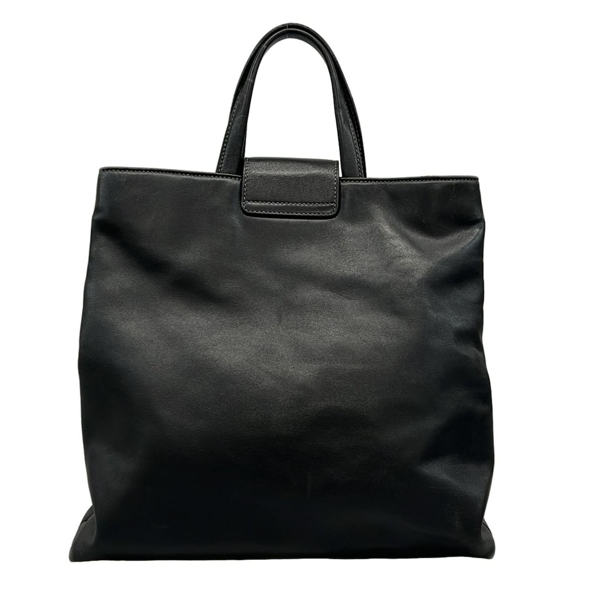 BVLGARI(ブルガリ) トートバッグ - 黒 レザー - メルカリ