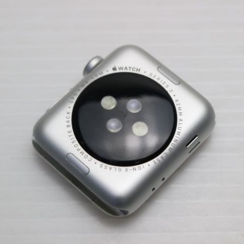 超 Apple Watch series 3 42 mm GPSモデル シルバー 02000