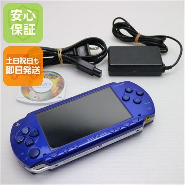 PSP 1000 メタリックブルー game SONY PlayStation Portable 本体 02000
