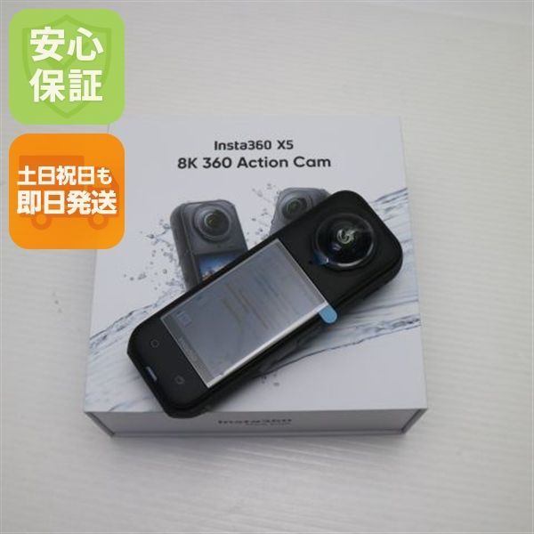 Insta 360 X 5 ブラック アクションカメラ 02000