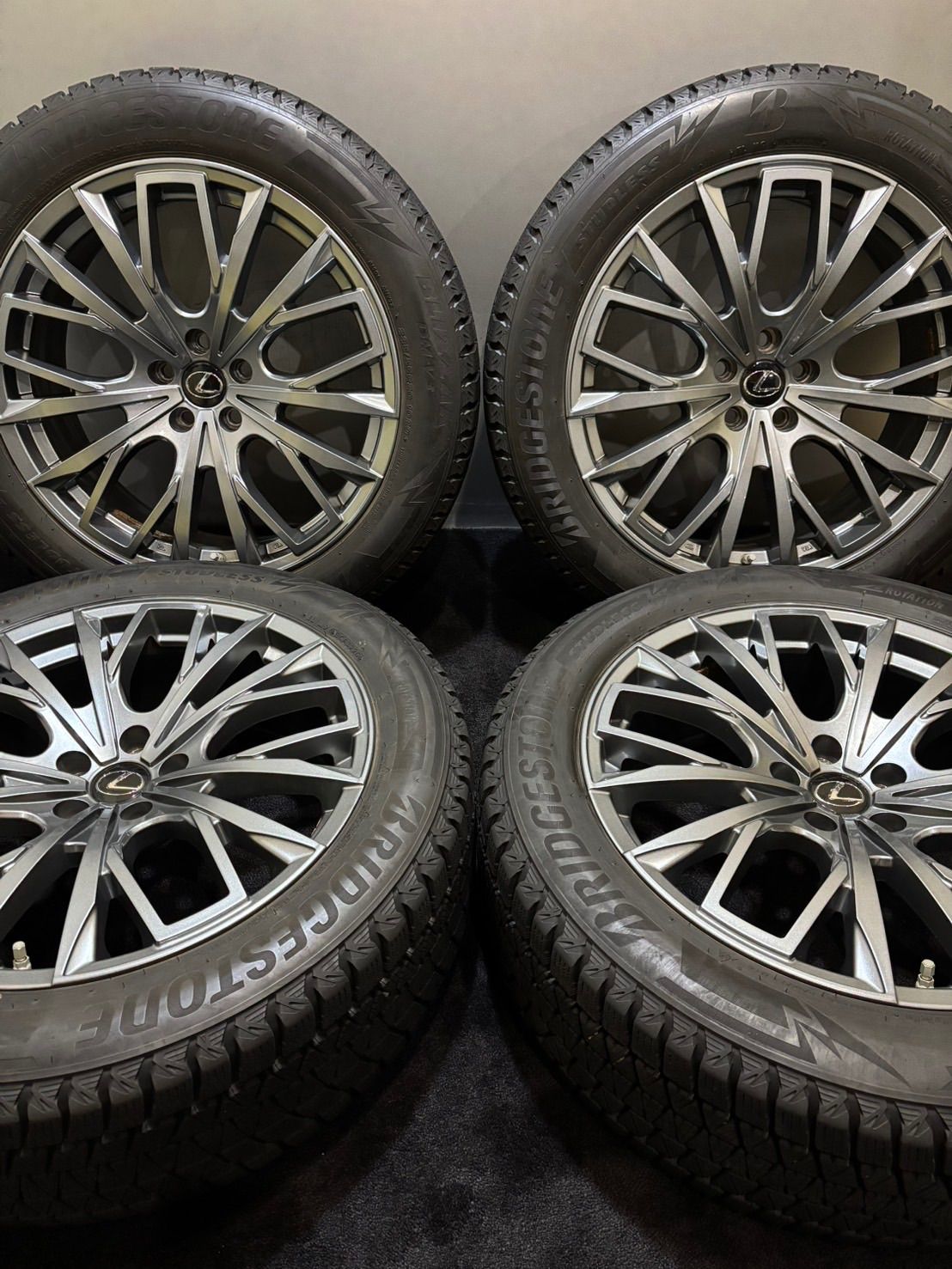 235 55 R 20 DM V 3 20年 マイスター 20インチ 8 J 27 114 5 H スタッドレス 4本 レクサス RX 空気圧センサー付 1 K 959