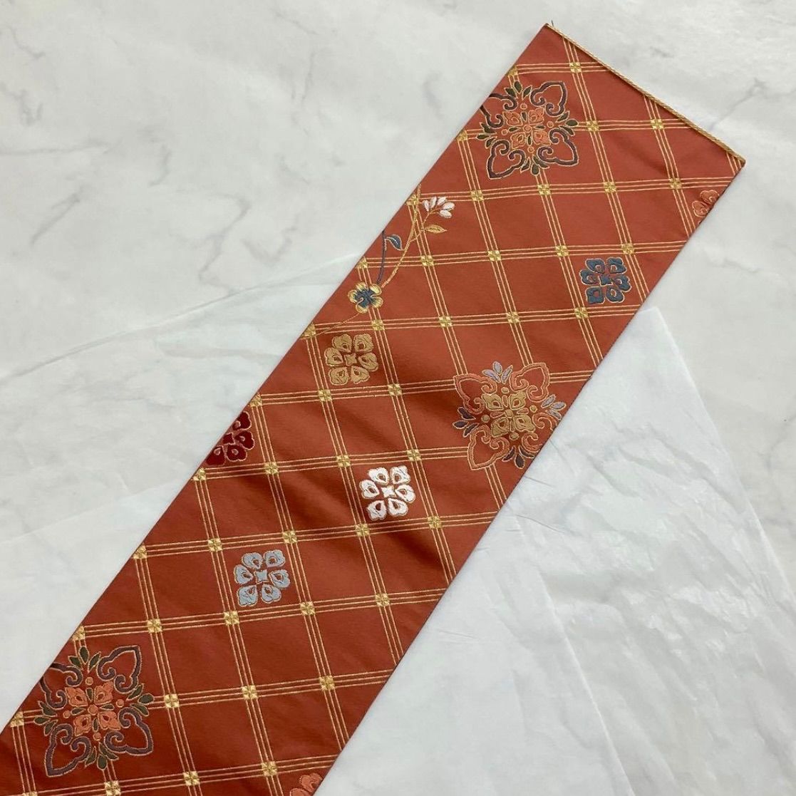 ○kimono+one○kimonoarisa○未使用同然○最高級西陣織○鳥○刺繍が