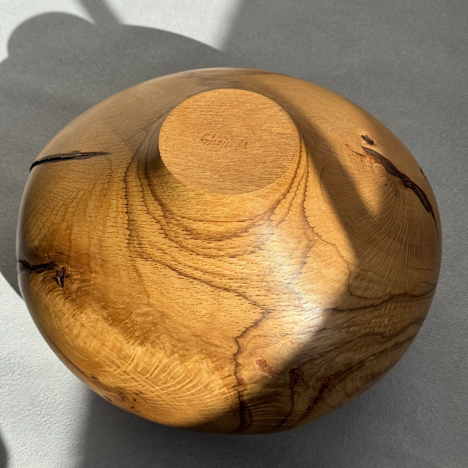 盛永省治 SHOJI MORINAGA CRATE WOODEN VESSEL ART BOWL ウッドベース