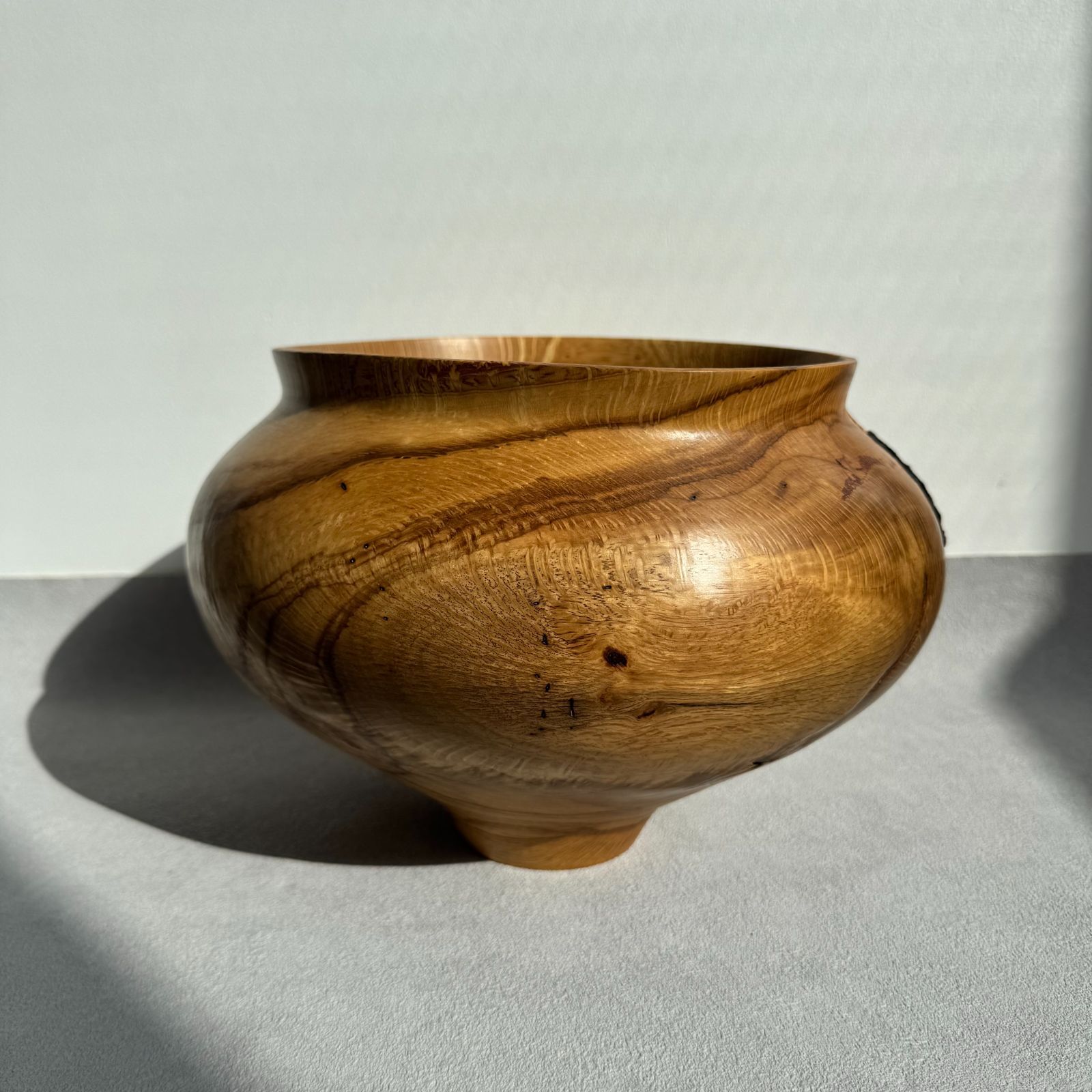 盛永省治 SHOJI MORINAGA CRATE WOODEN VESSEL ART BOWL ウッドベース