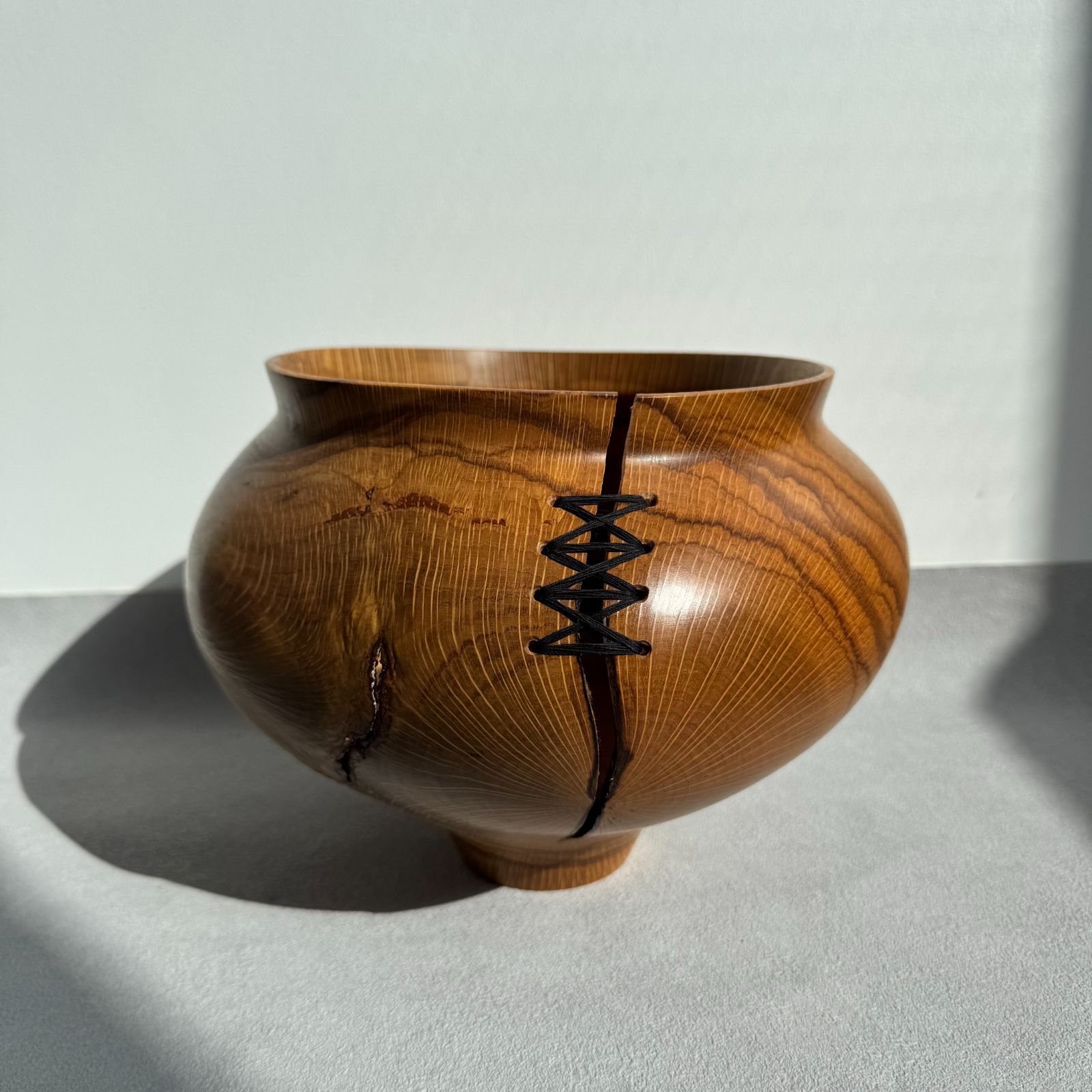 盛永省治 SHOJI MORINAGA CRATE WOODEN VESSEL ART BOWL ウッドベース