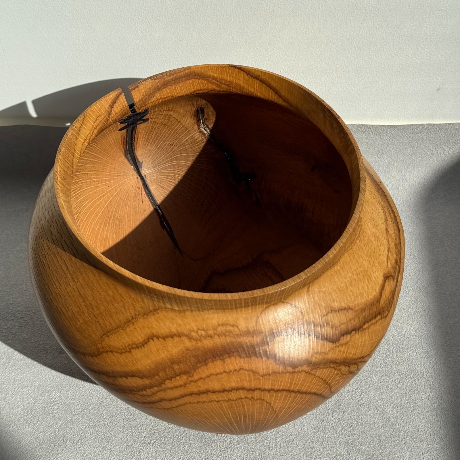 盛永省治 SHOJI MORINAGA CRATE WOODEN VESSEL ART BOWL ウッドベース