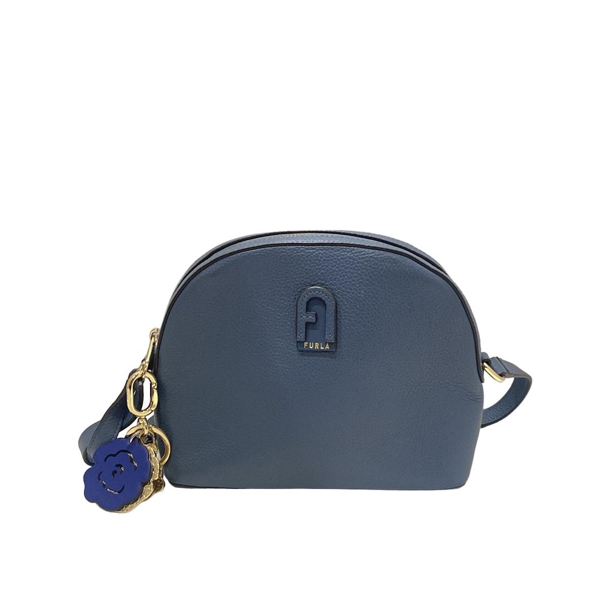 レディース FURLA(フルラ) ショルダーバッグ - ブルー レザー