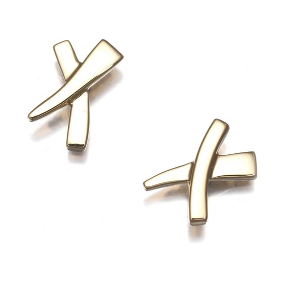 ティファニー ピアス グラフィティX キス K18YG #180896 - メルカリ