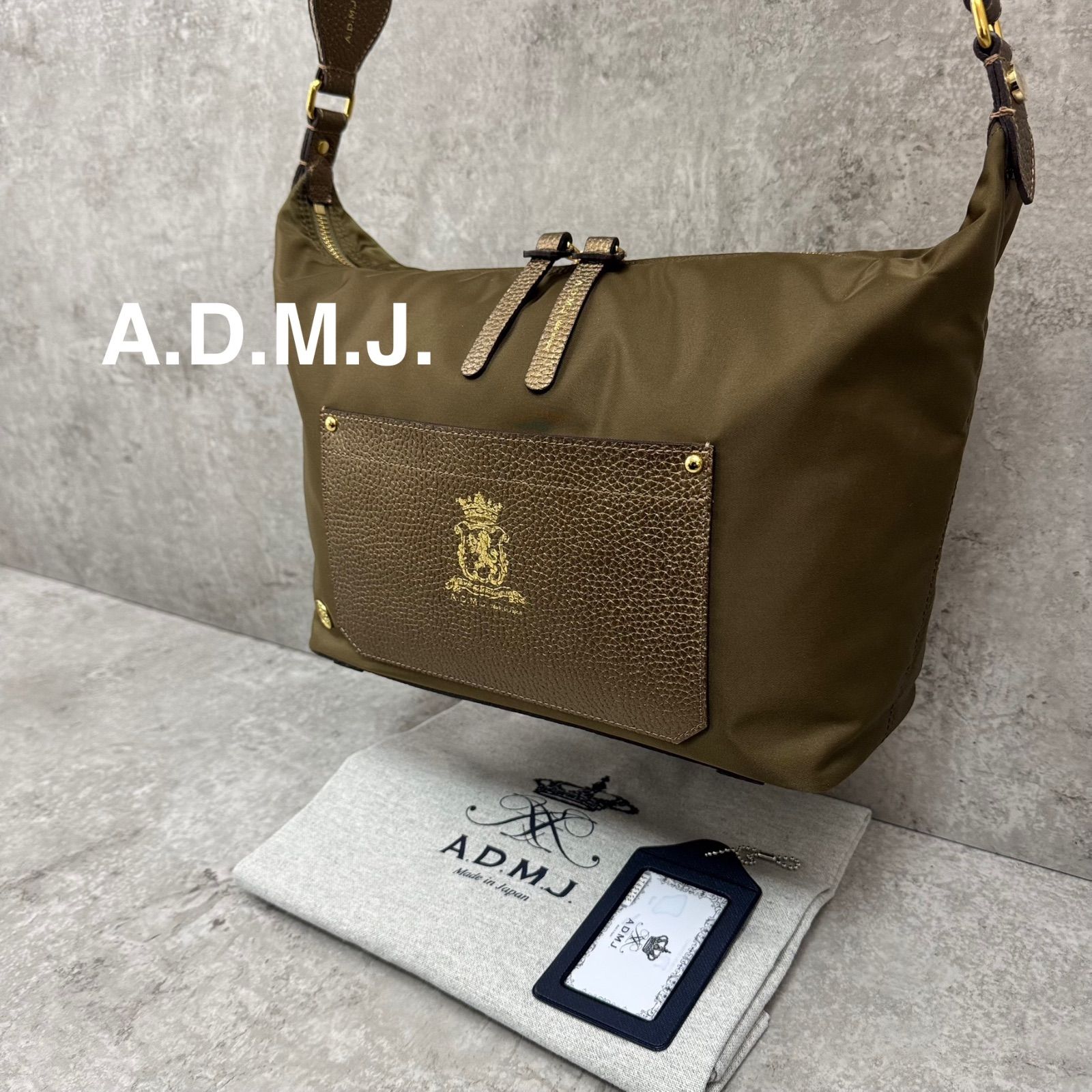 未使用】A.D.M.J. エーディーエムジェイ ナイロンリュクス クロス