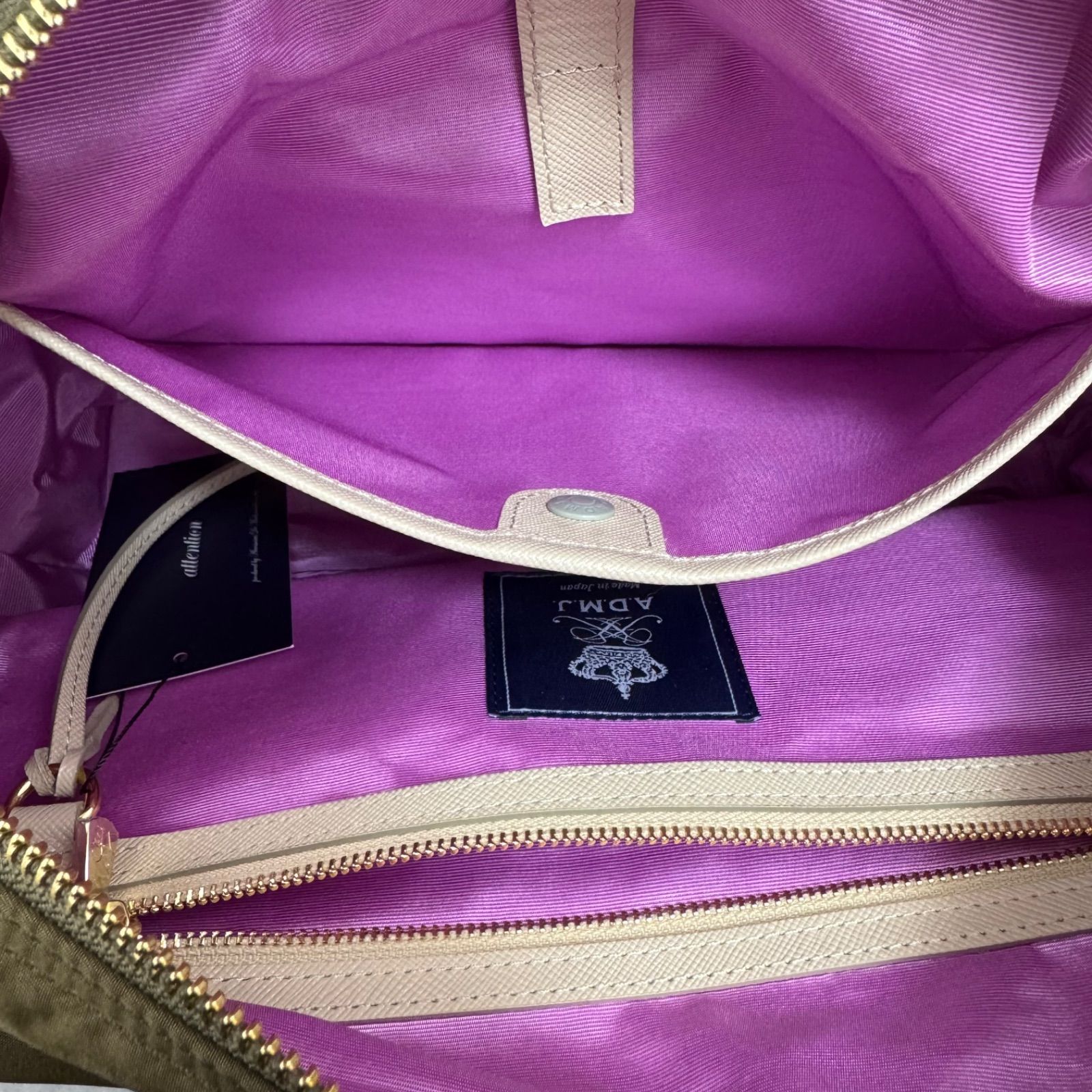 未使用】A.D.M.J. エーディーエムジェイ ナイロンリュクス クロス